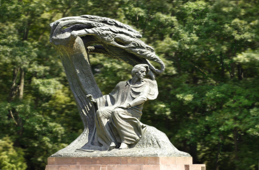 Pomnik Chopina Łazienki Królewskie